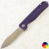 Нож Petrified Fish Forward, D2, Satin, G10 Purple Handle, PF818PS